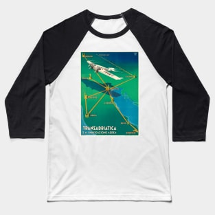 Transadriatica Italy Vintage Poster 1931 Baseball T-Shirt